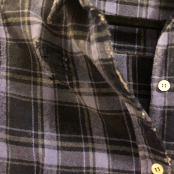 Sundry oversized flannel distressed size 1 - Picture 5 of 8